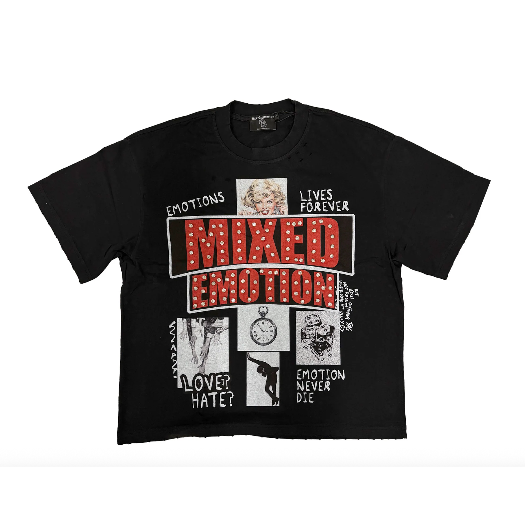Mixed Emotion Black ‘Lost Identity’ Tee