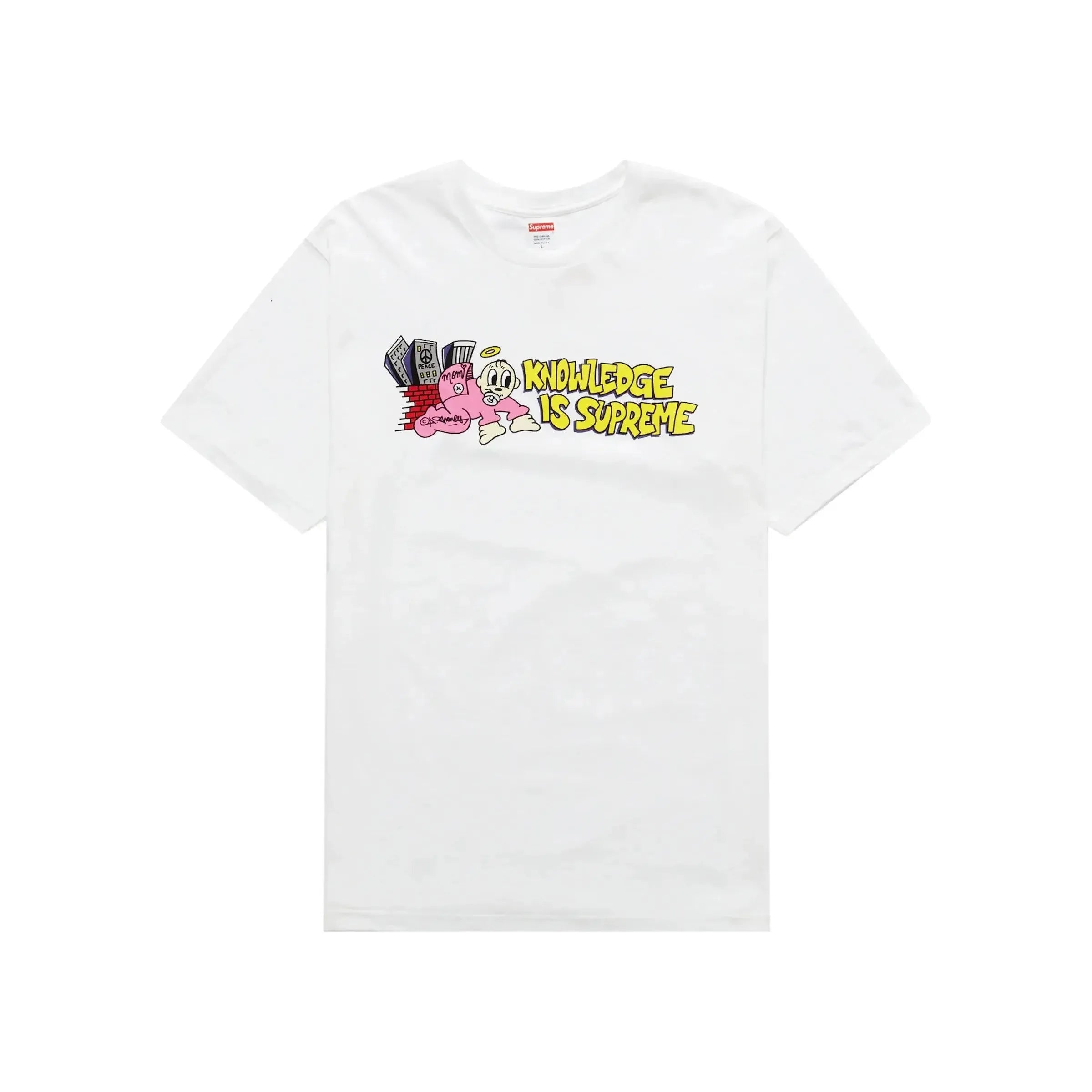 Supreme Knowledge Short Sleeve White