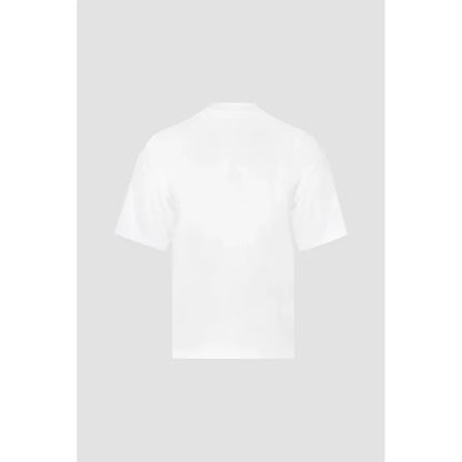 Fall In Love Oversized Pocket Tee White