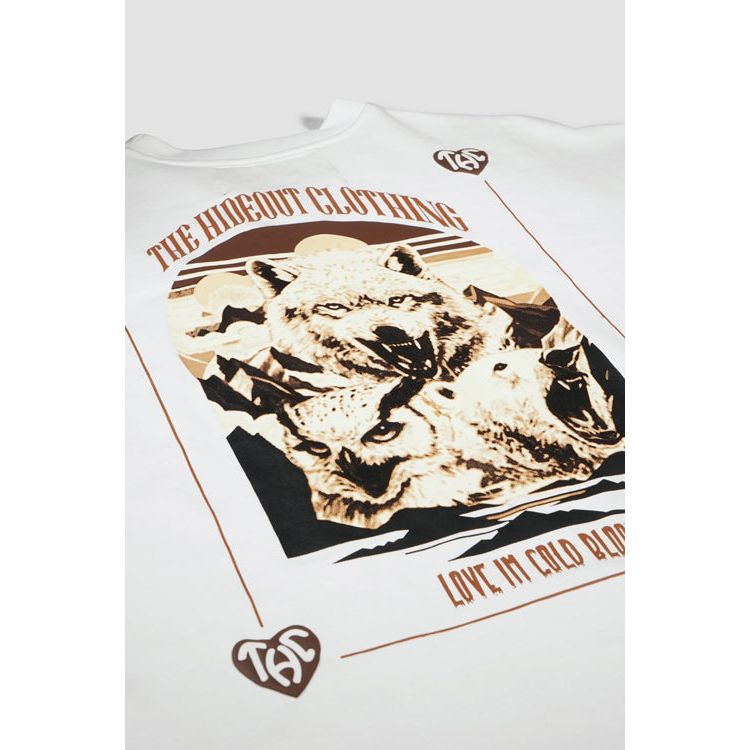 Love in Cold Blood Oversized Tee White