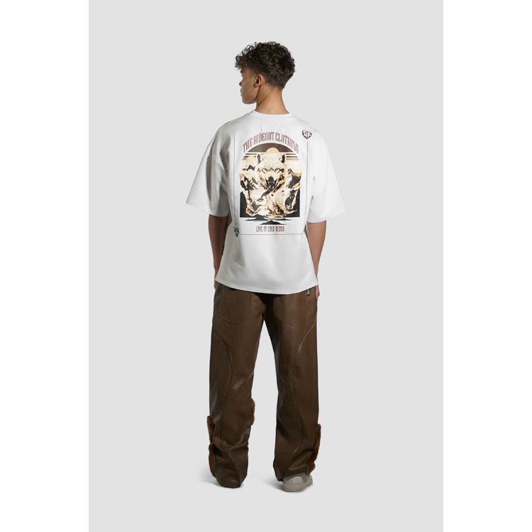 Love in Cold Blood Oversized Tee White