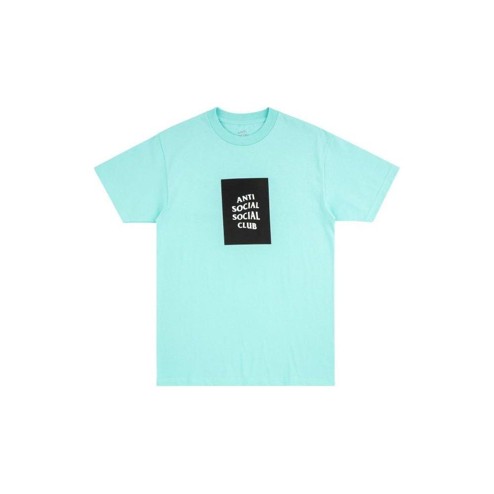 Anti Social Social Club Box Logo Teal Tee