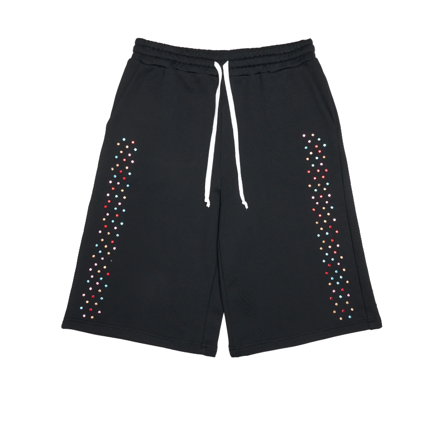 Azva Hidden Crystal Shorts BLACK