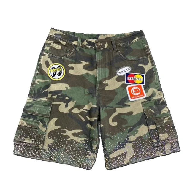 Diamo F*** It Camo Cargo Shorts