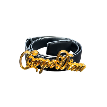 Carpe Diem "Script Belt" (GOLD)