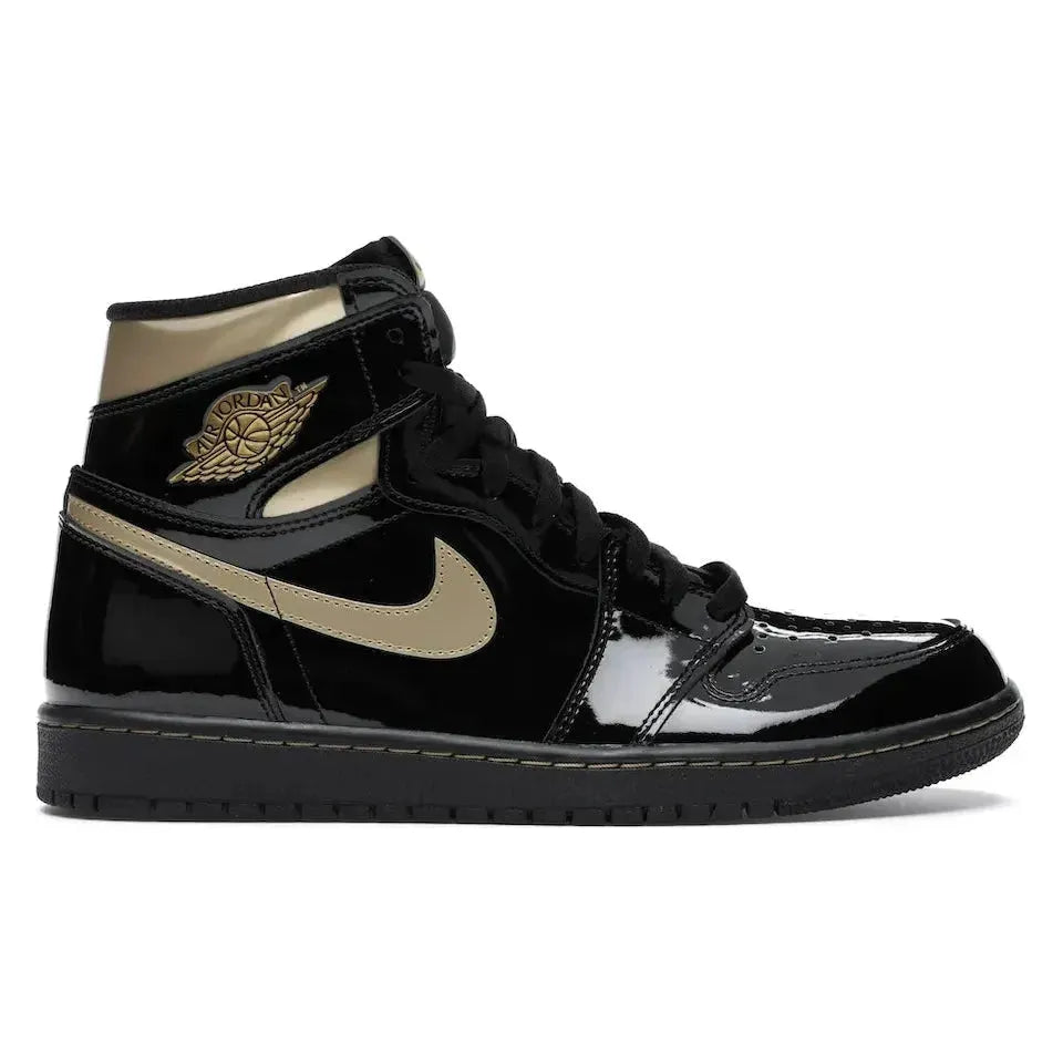 Air Jordan 1 High Black Metallic Gold