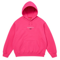 Supreme Classic Logo Miami Shop Hooded Sweatshirt Pink