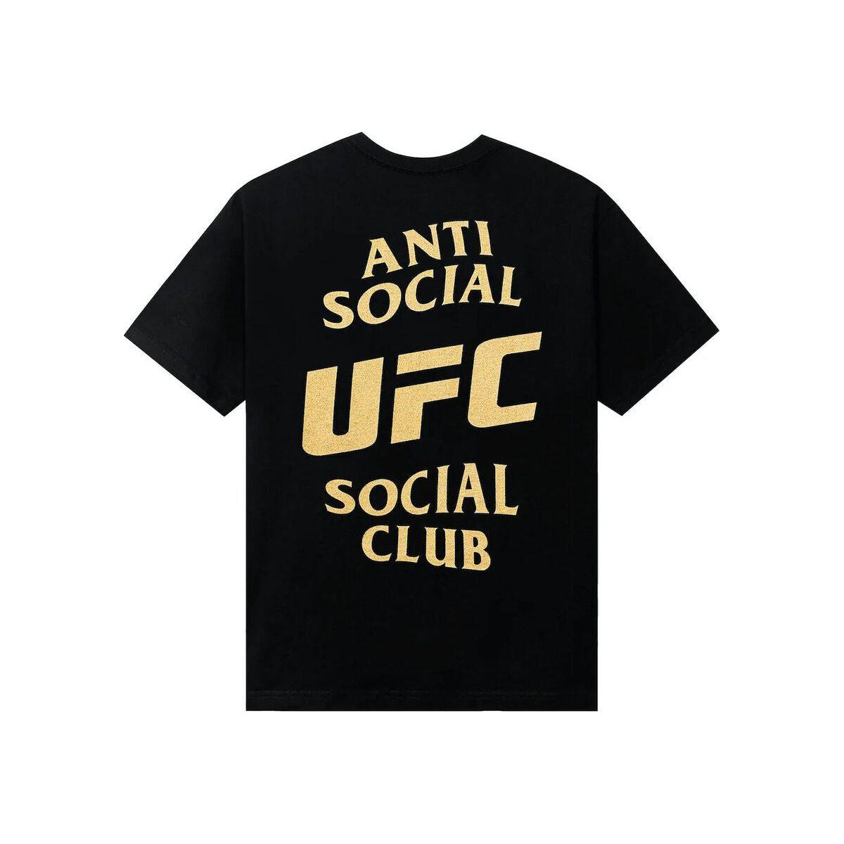 Anti Social Social Club X UFC Self-Titled Tee Black/Gold