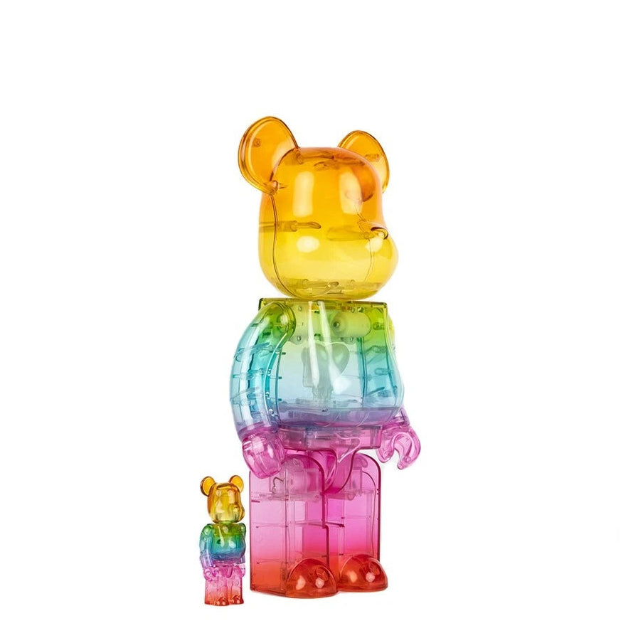 Emotionally Unavailable 400% & 100% Gradient Heart Medicom Toy BE@RBRICK