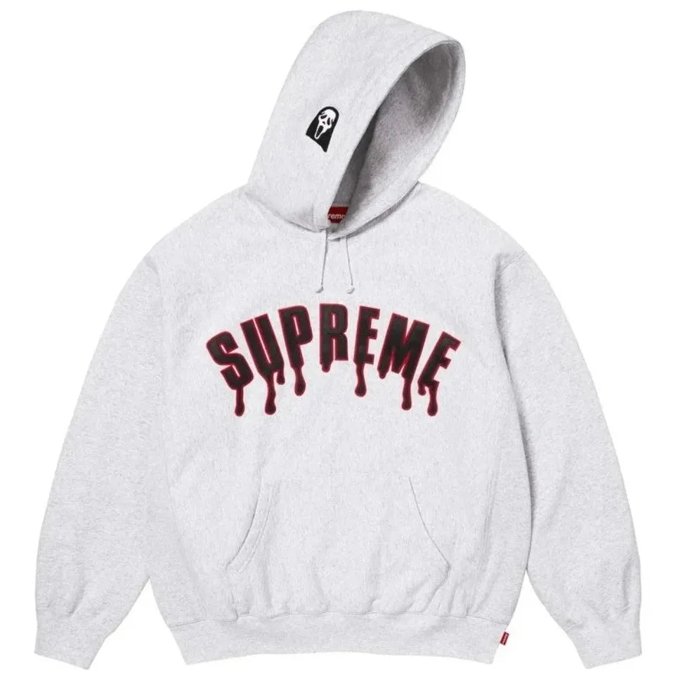 Supreme Ghostface Arc Hooded Sweatshirt Ash Grey