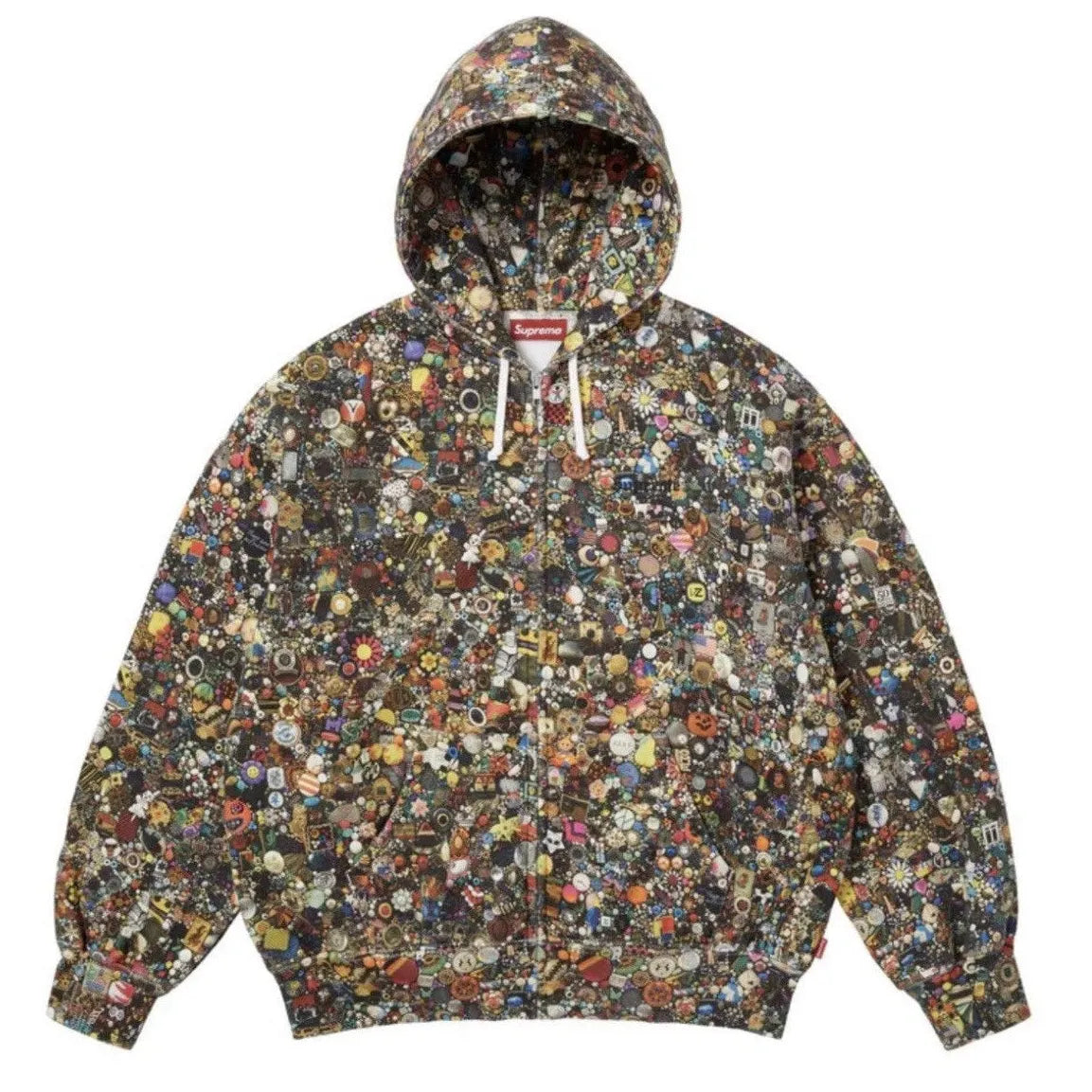Supreme Mike Kelley Zip Up Hooded Sweatshirt