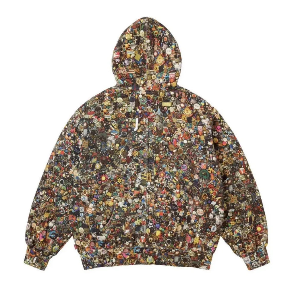 Supreme Mike Kelley Zip Up Hooded Sweatshirt