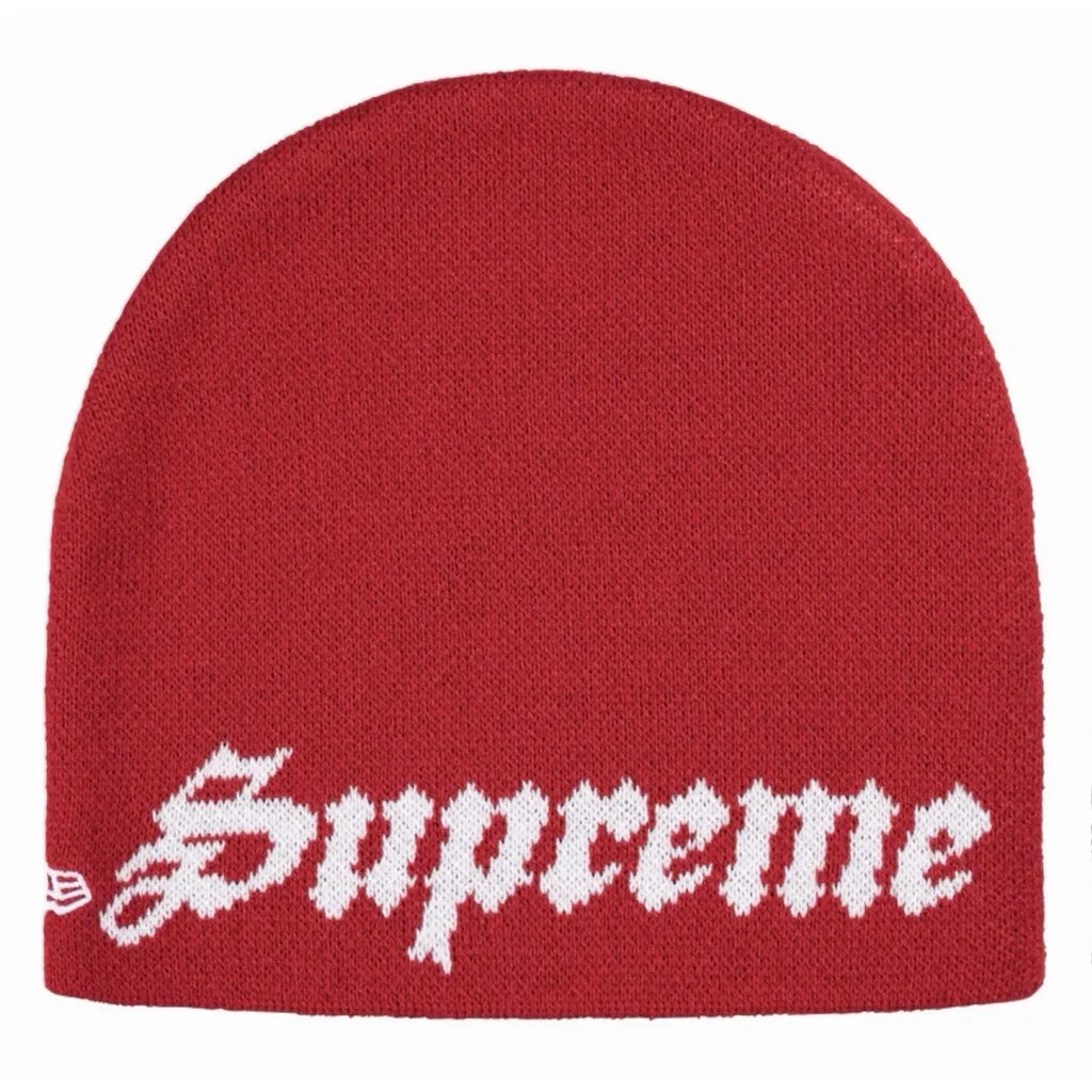 Supreme New Era Ghostface Beanie Red