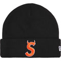Supreme New Era Devil S Logo Beanie Black