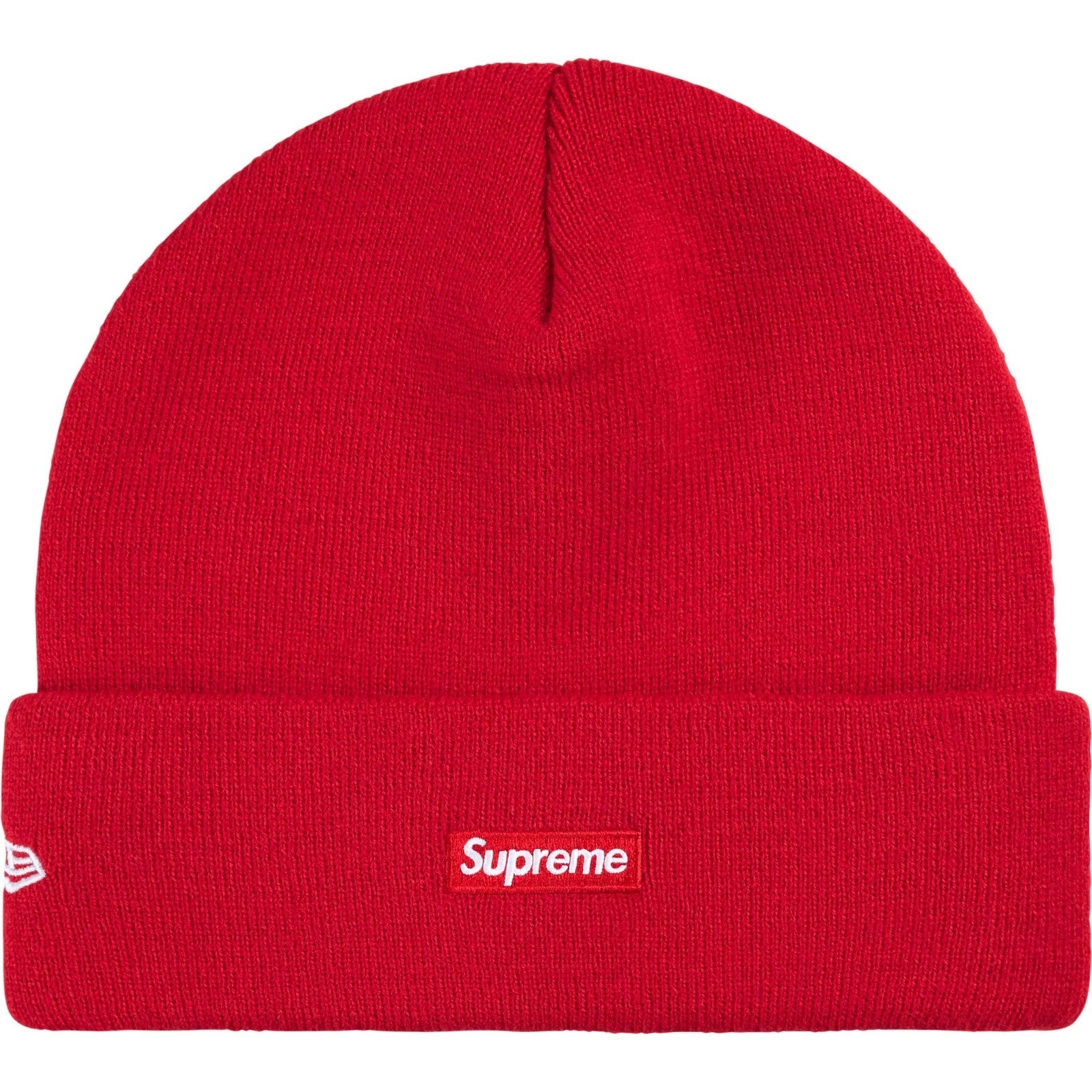 Supreme New Era Devil S Logo Beanie Red