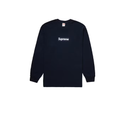 Supreme Box Logo L/S Tee Navy