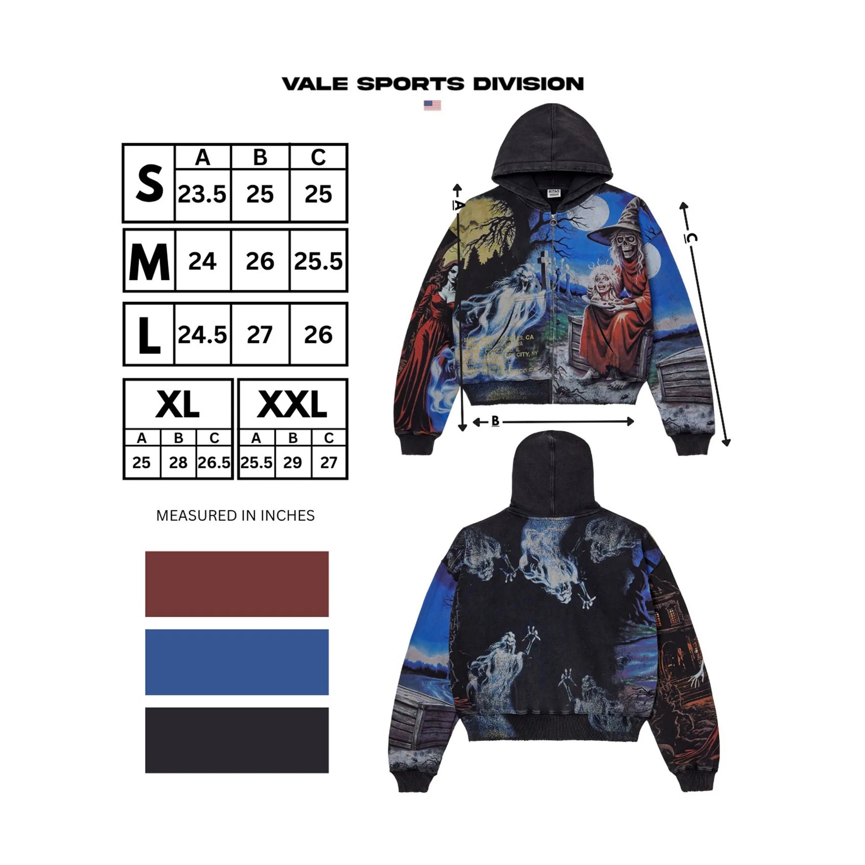 Vale Ether Zip Up Hoodie